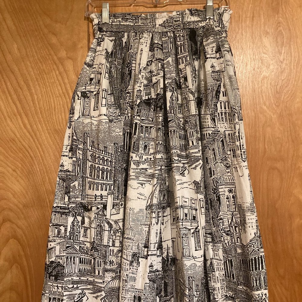 Howard Wolf Midi Architecture Skirt